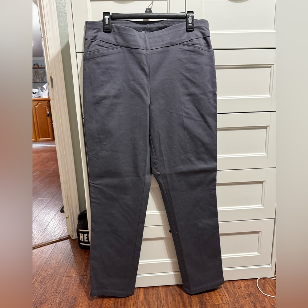 Croft & Barrow Grey Stretch Pants